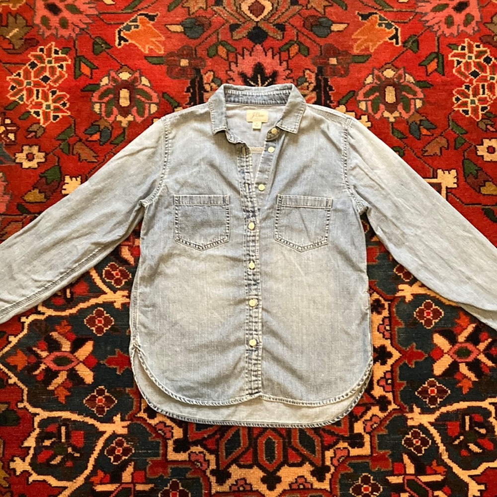 JCrew Lightweight Denim Shirt